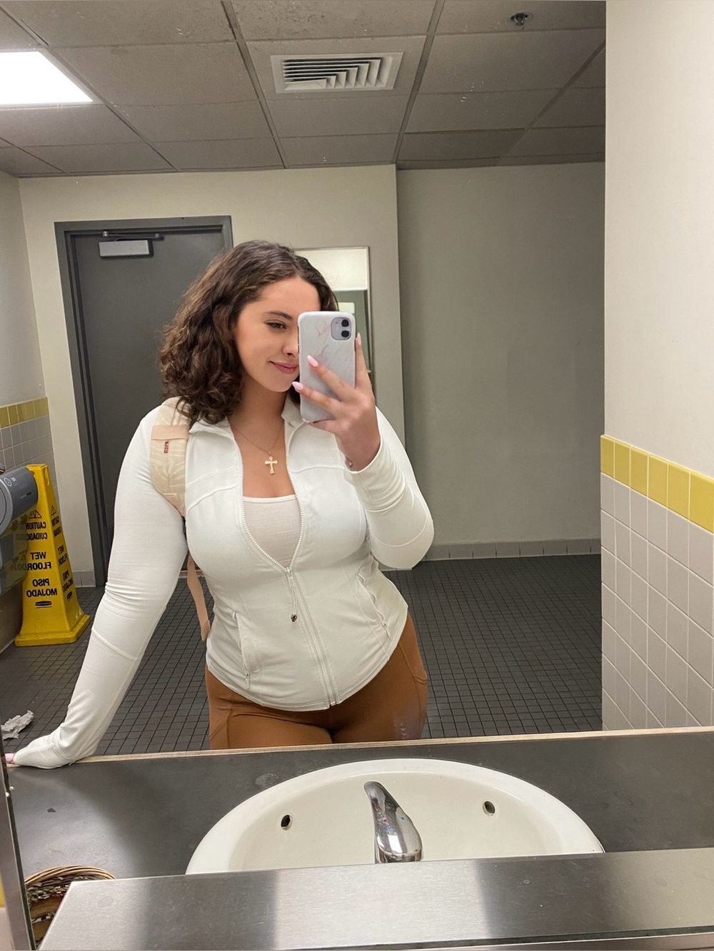 lululemon white define jacket